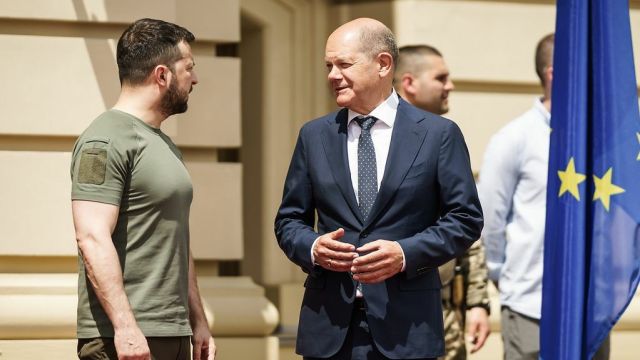 Zelensky and Scholz