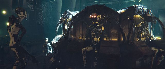 Wide shot, interior -

A boy goes to visit his grandfather with his parents. The grandfather is an unsleeper, and has been chained into a network of 8 unsleepers that together attempt to influence the computer systems of the Sphere.