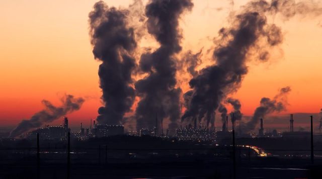 Industry Sunrise Air Pollution