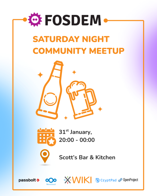 FOSDEM party in 2026